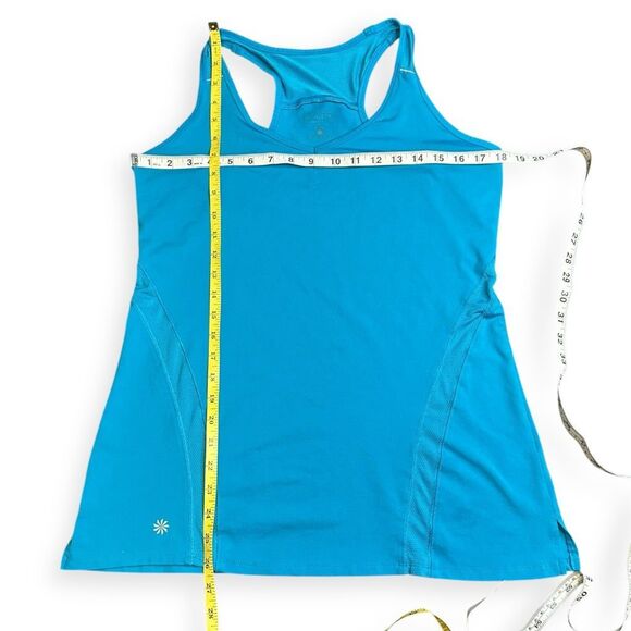 ATHLETA Women’s Blue Racerback Performance Tank Top Size Large Style #841141 - Picture 6 of 6
